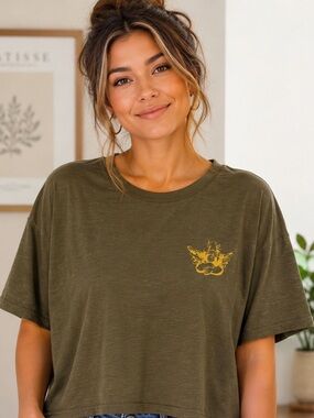 Boys Lie Graphic Crop Tee
